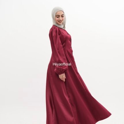 SILKY SATIN PRINCESS DRESS